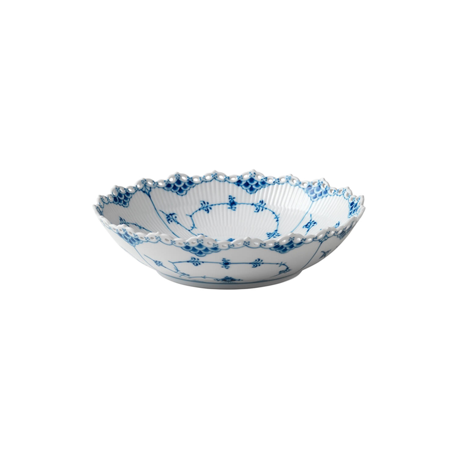 Musselmalet Helblonde salatsk&aring;l
