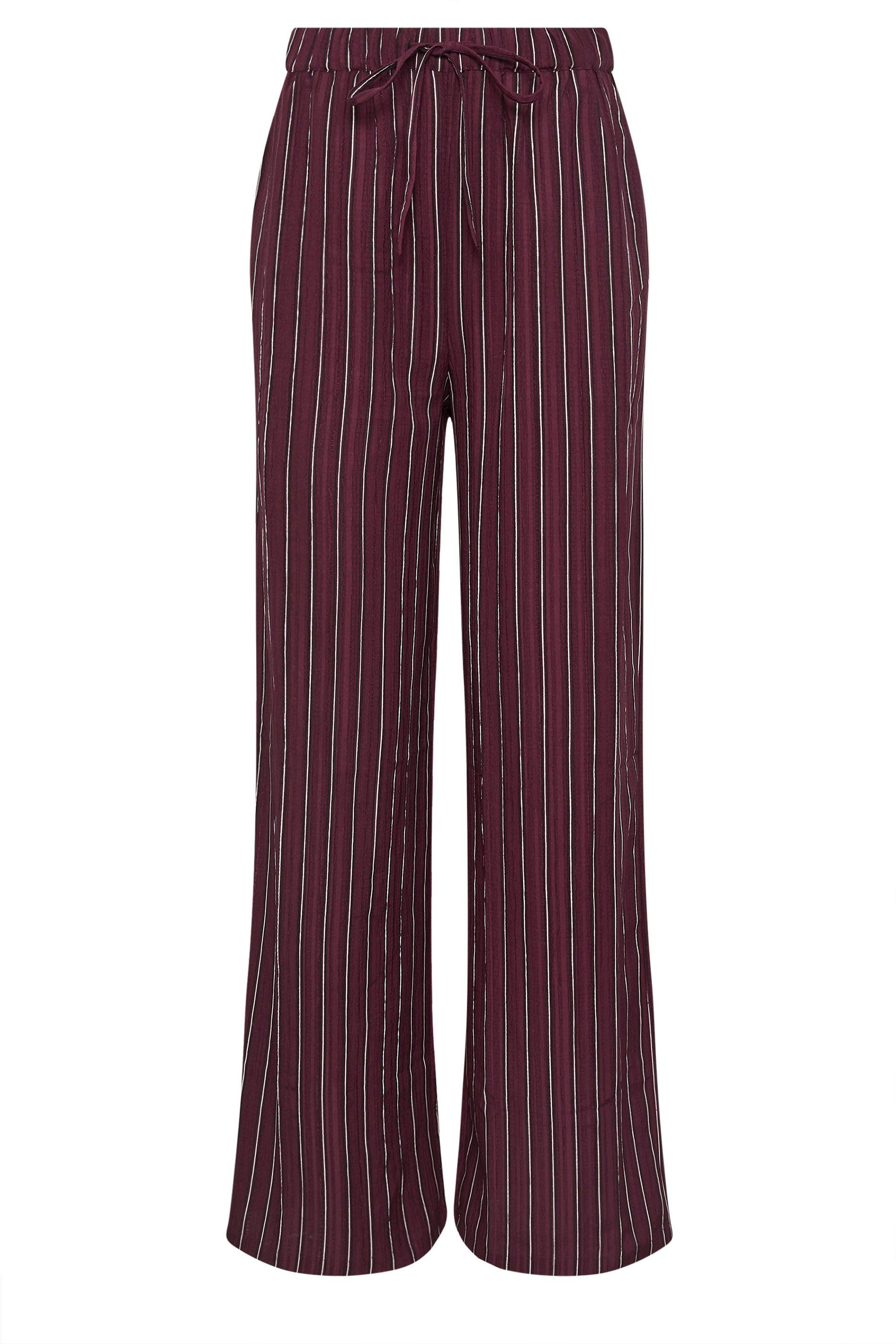 Long Tall Sally Tall Striped Wide Leg Trousers