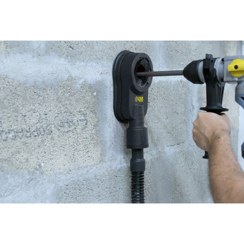 Collecteur de poussière et gravat pour marteau perforateur Ø 70 mm FAR TOOLS