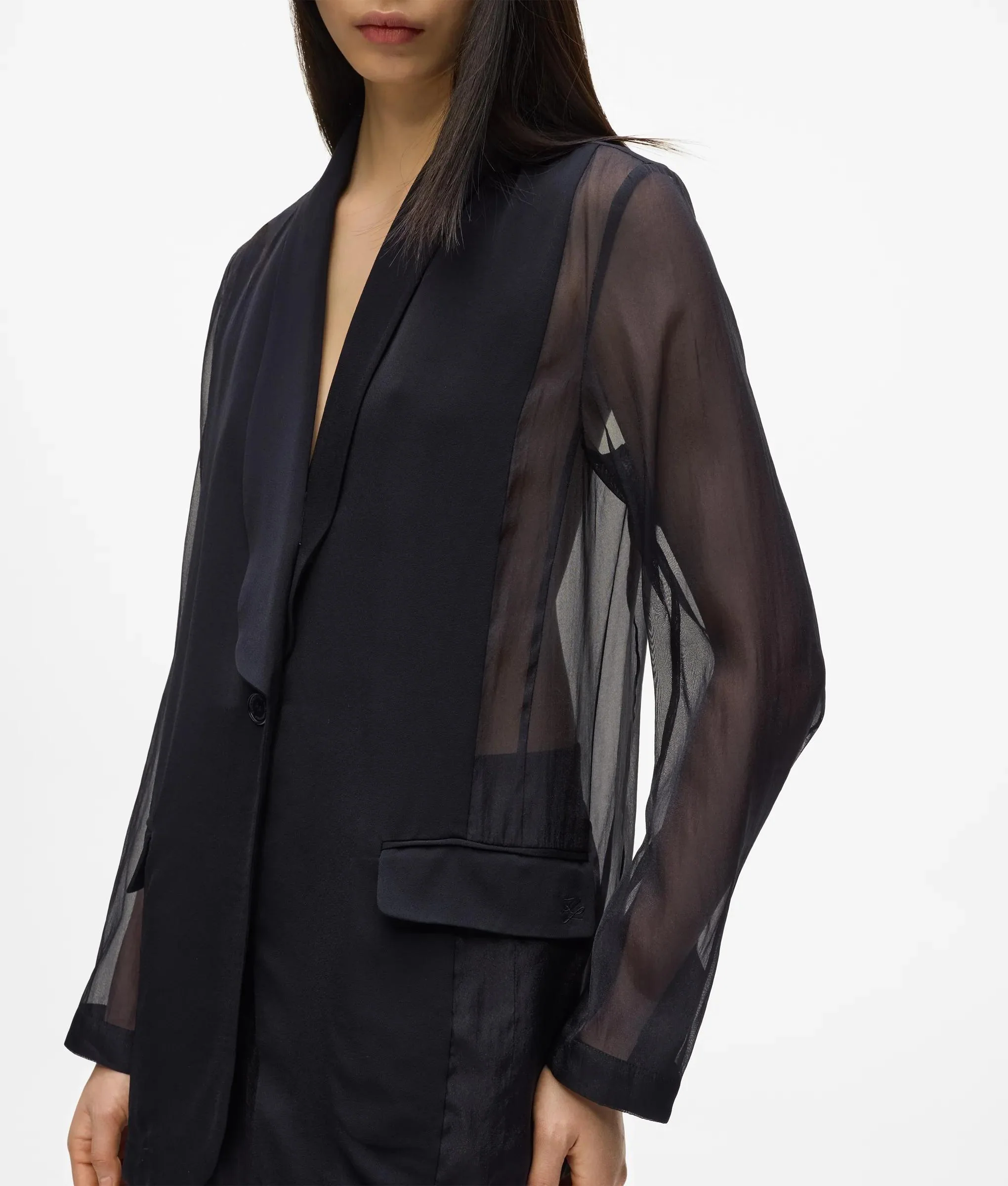 Blazer en organza
