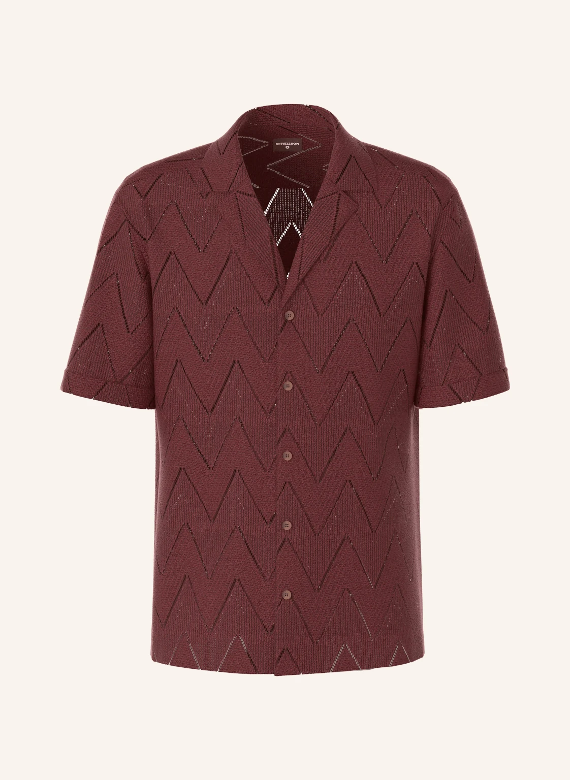 STRELLSON Strick-Resorthemd CLINT Regular Fit