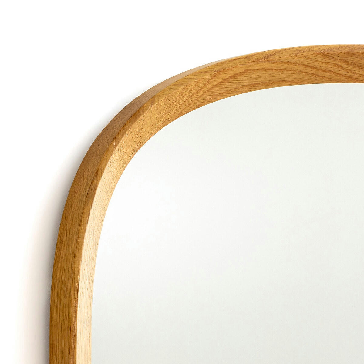 Miroir organique chêne massif, H60cm, Orion