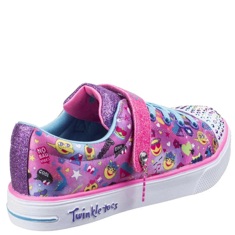 Skechers Twinkle Breeze 2.0 Character Cutie Touch Fastening Trainer