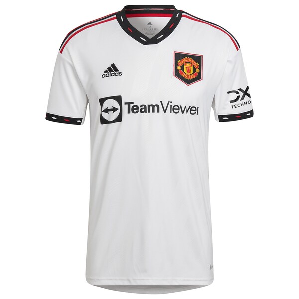 Lisandro Martínez Manchester United adidas 2022/23 Away Replica Player Jersey - White