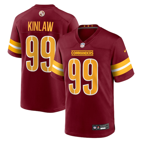 Javon Kinlaw Washington Commanders Nike Team Game Jersey -  Burgundy