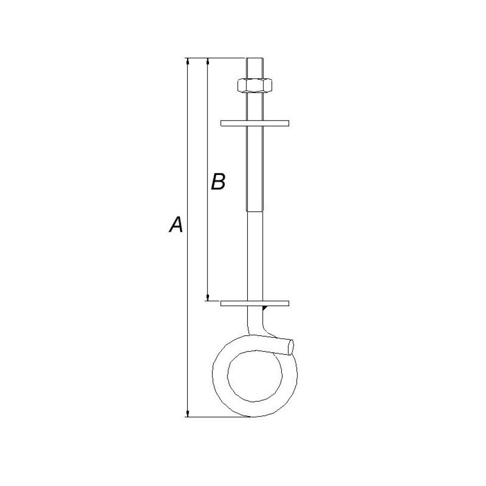 GYNGEKROK PN BESLAG VARMFORZINKET 210X9 MM