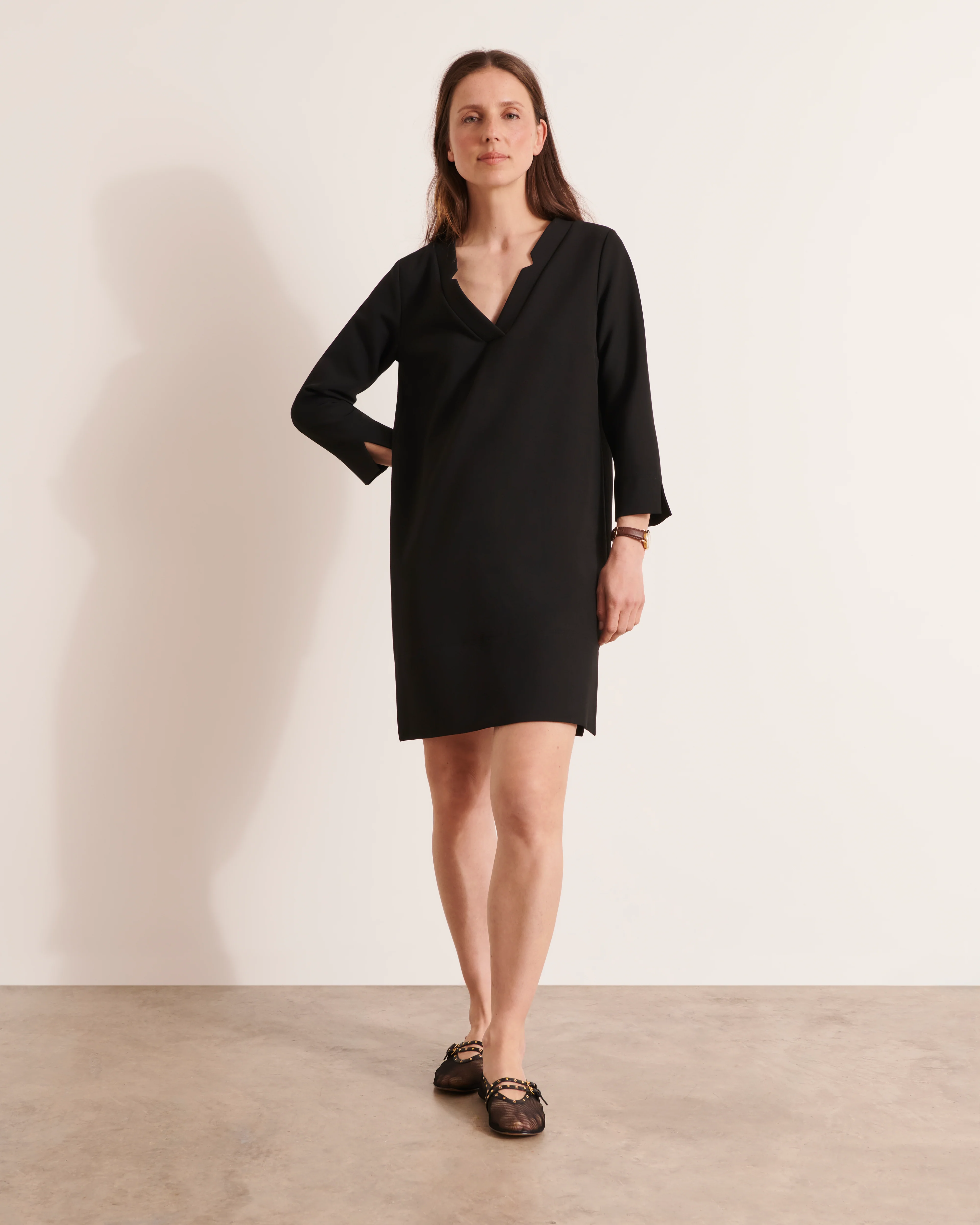 Robe droite stretch ROUGETTE12/12085/500