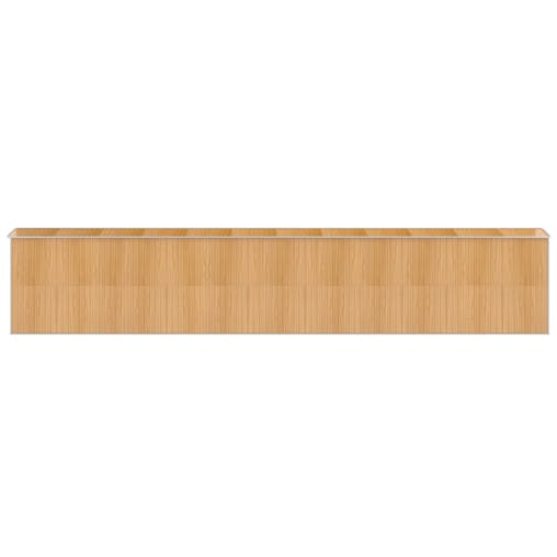 NNEVL Garden Shed Light Brown 192x1021x223 cm Galvanised Steel