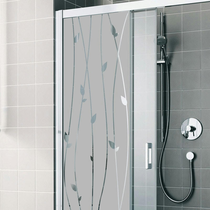 - Film Occultant lianes romantiques pour Vitre/Douche 185x55cm