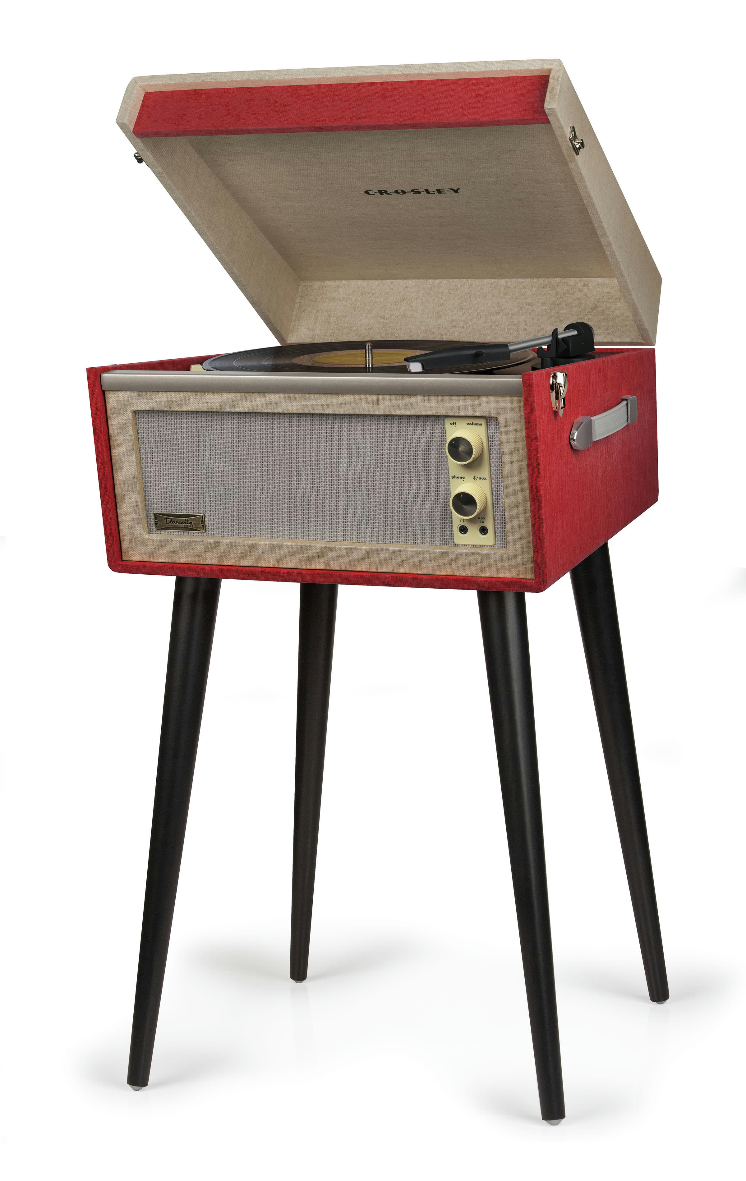 BERMUDA - Platine vinyle Crosley Bermuda Bluetooth rouge Vintage