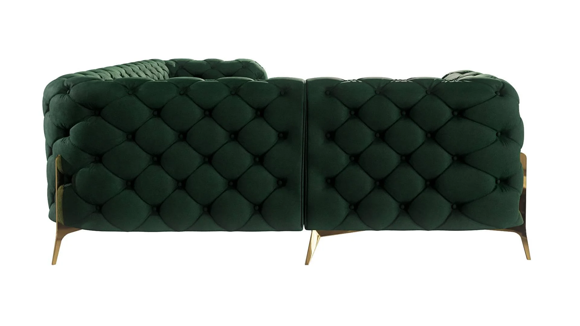 3-zitshoekbank Chelsea links velvet