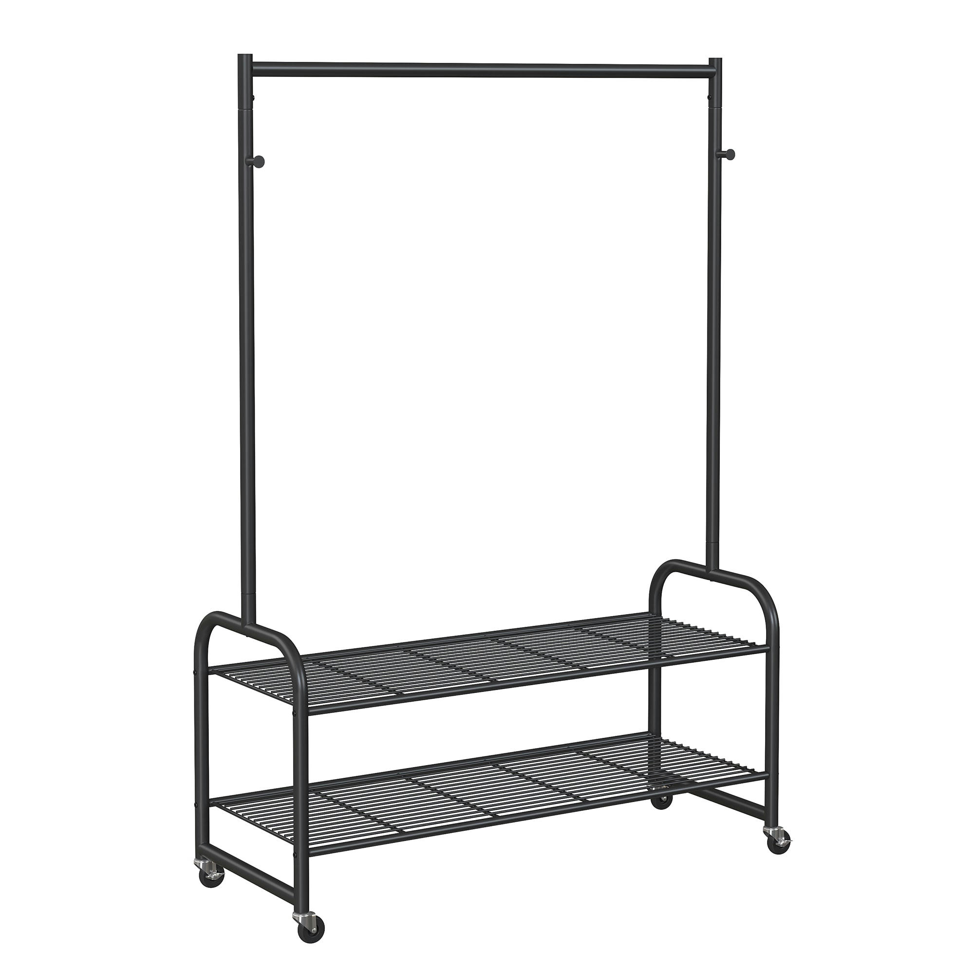 - Portant à vêtements en métal noir