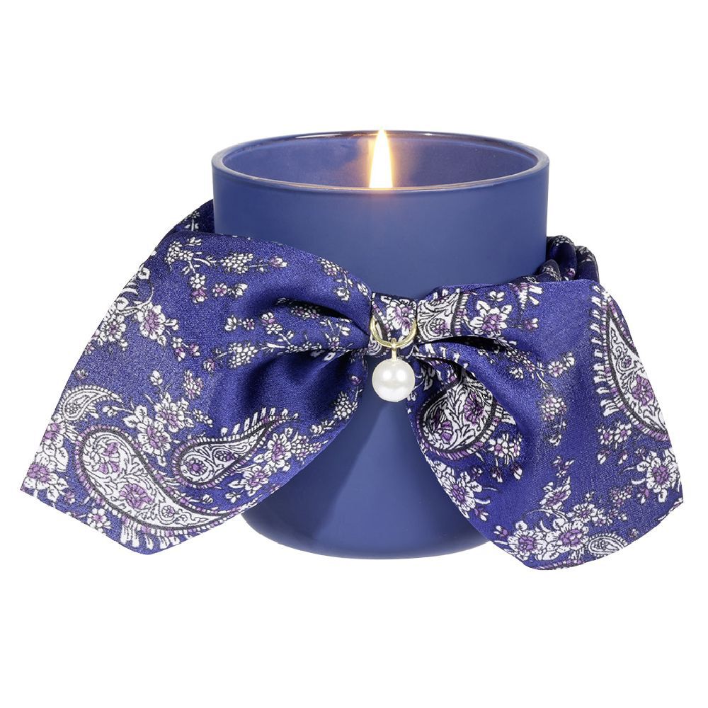 Coffret bougie   chouchou imprimé bandana
