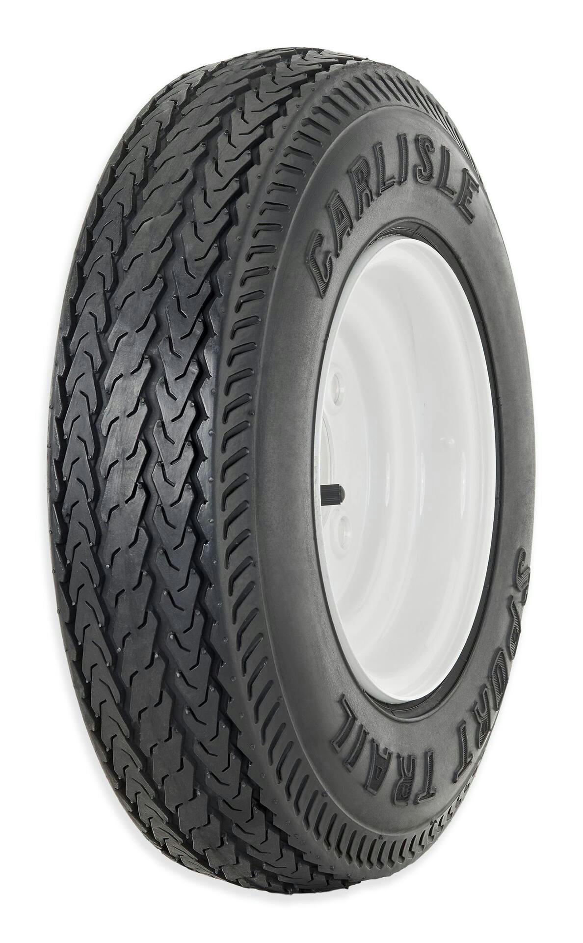 Carlisle Sport Trail Tire with White Wheel, 570 x 8