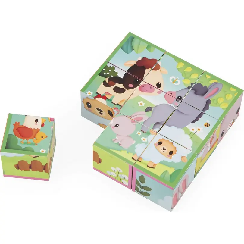 Puzzle 9-teilig Bauernhof