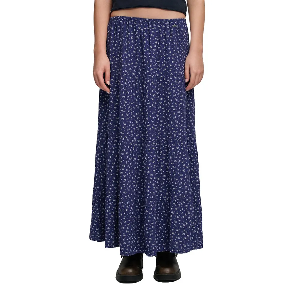 Superdry Woven Tiered Maxi long skirt