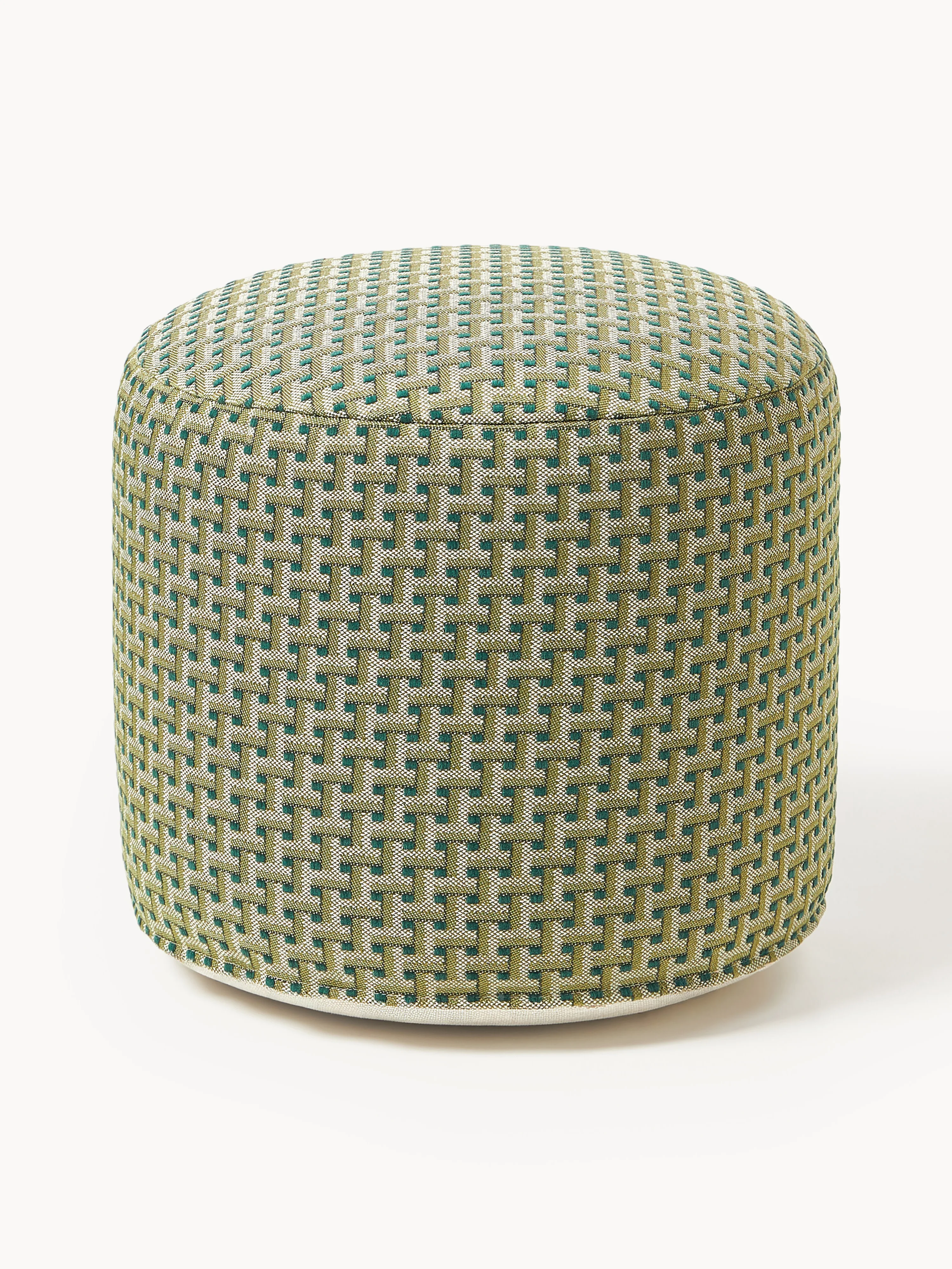 Handgefertigter In- & Outdoor-Pouf Janis