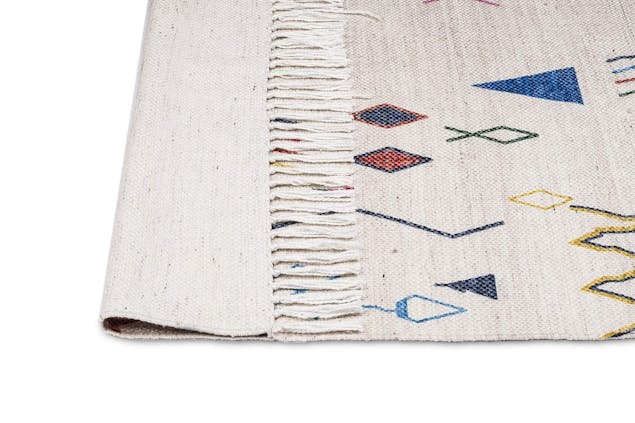 Remi Ivory Indoor Outdoor Runner Rug *NO RETURNS UNLESS FAULTY