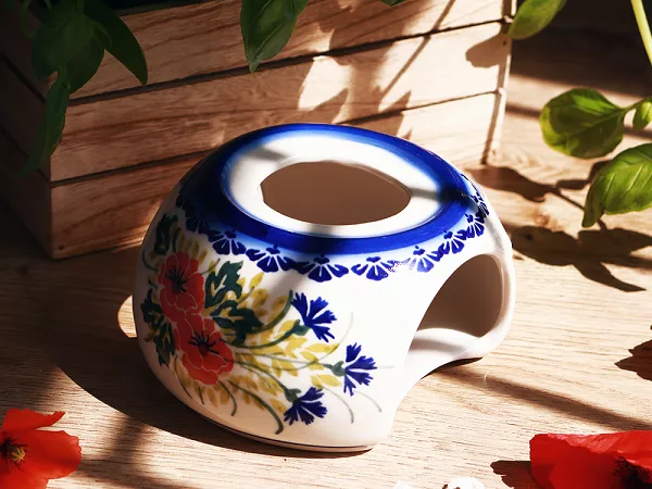 Podgrzewacz (pod czajnik 1,5 L) Bolesławiec - Maki Smolińskiej gat. I