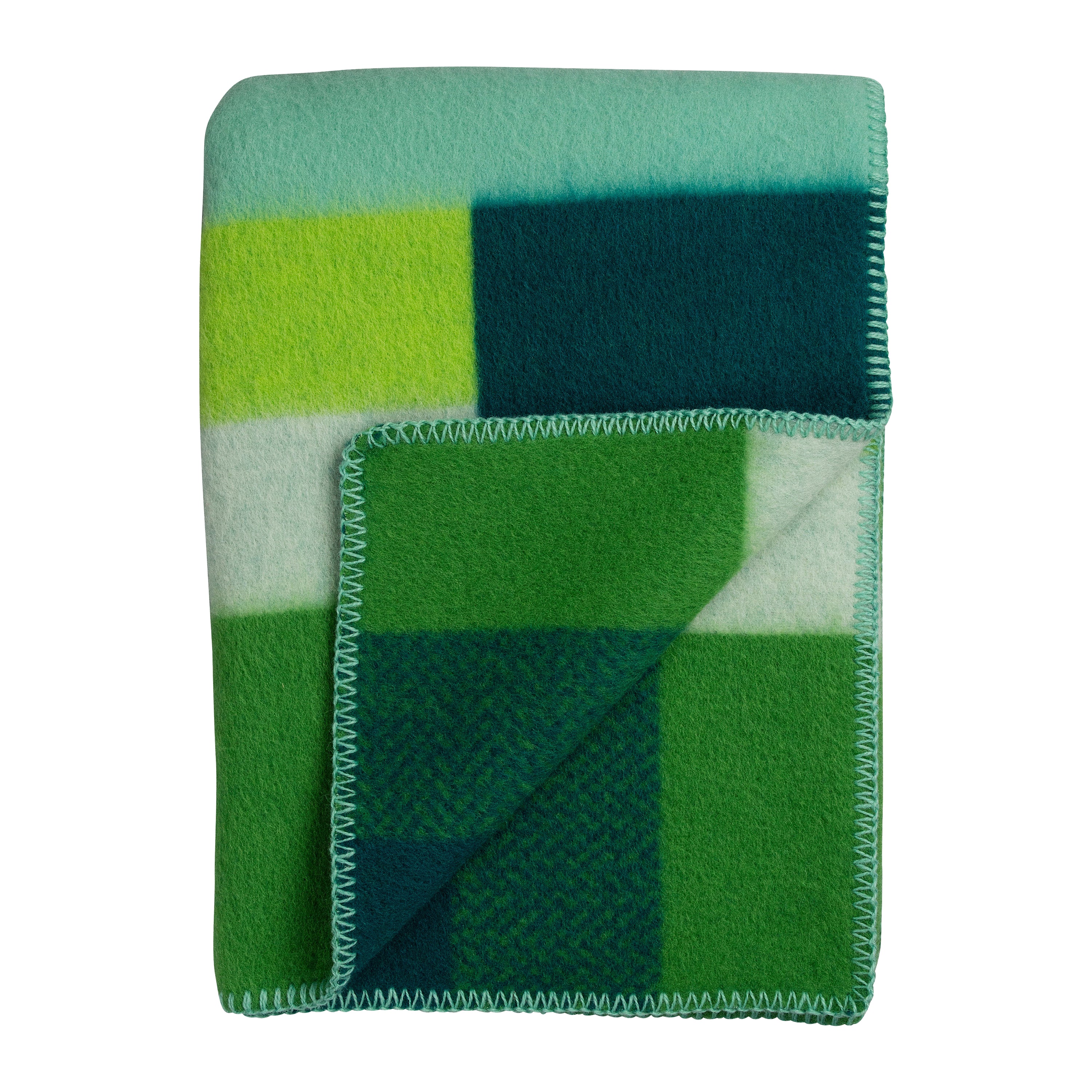 Røros Tweed Mikkel Plaid 135 x 200 cm - Groen