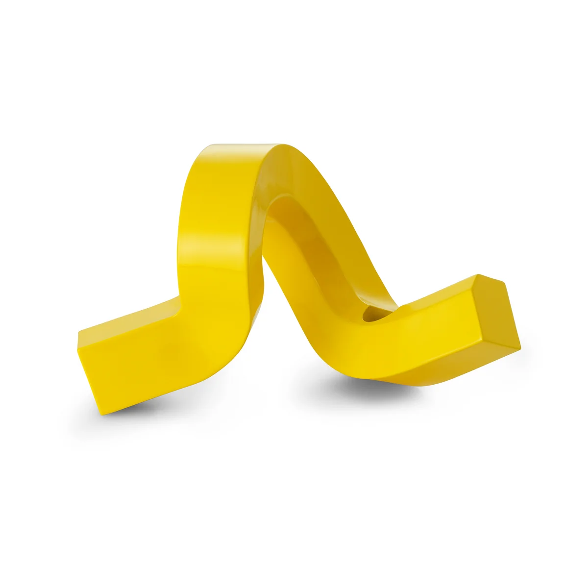 Normann Copenhagen - Crooked Kerzenständer, gelb