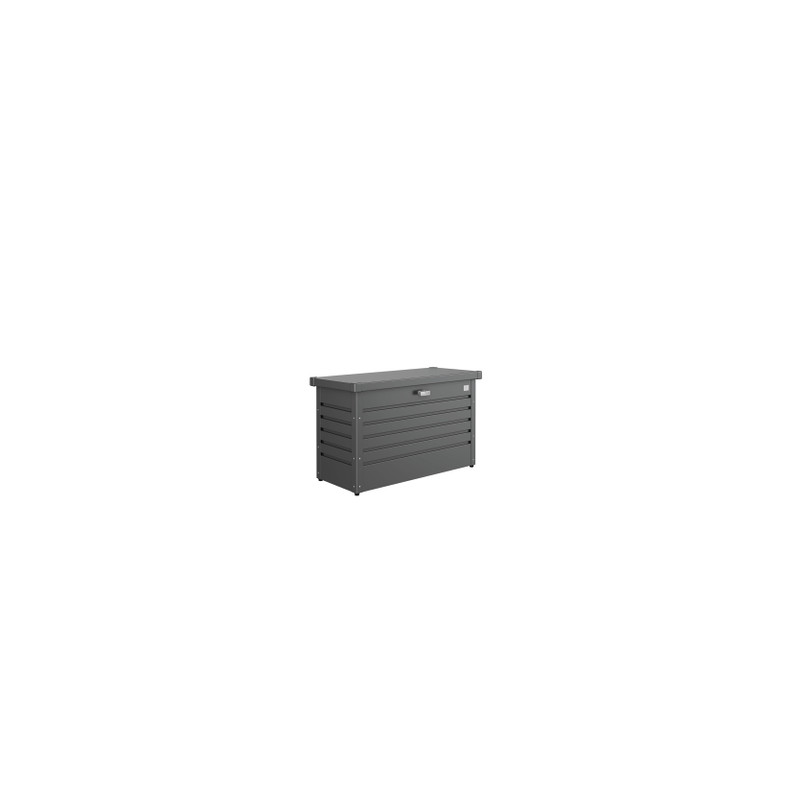 Coffre de jardin gris foncé 1 x 0,46 x 0,61 m BIOHORT