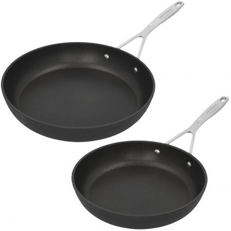 Demeyere Industry 3 Duraslide Koekenpannenset - Aluminium - Ø 24 + Ø 2