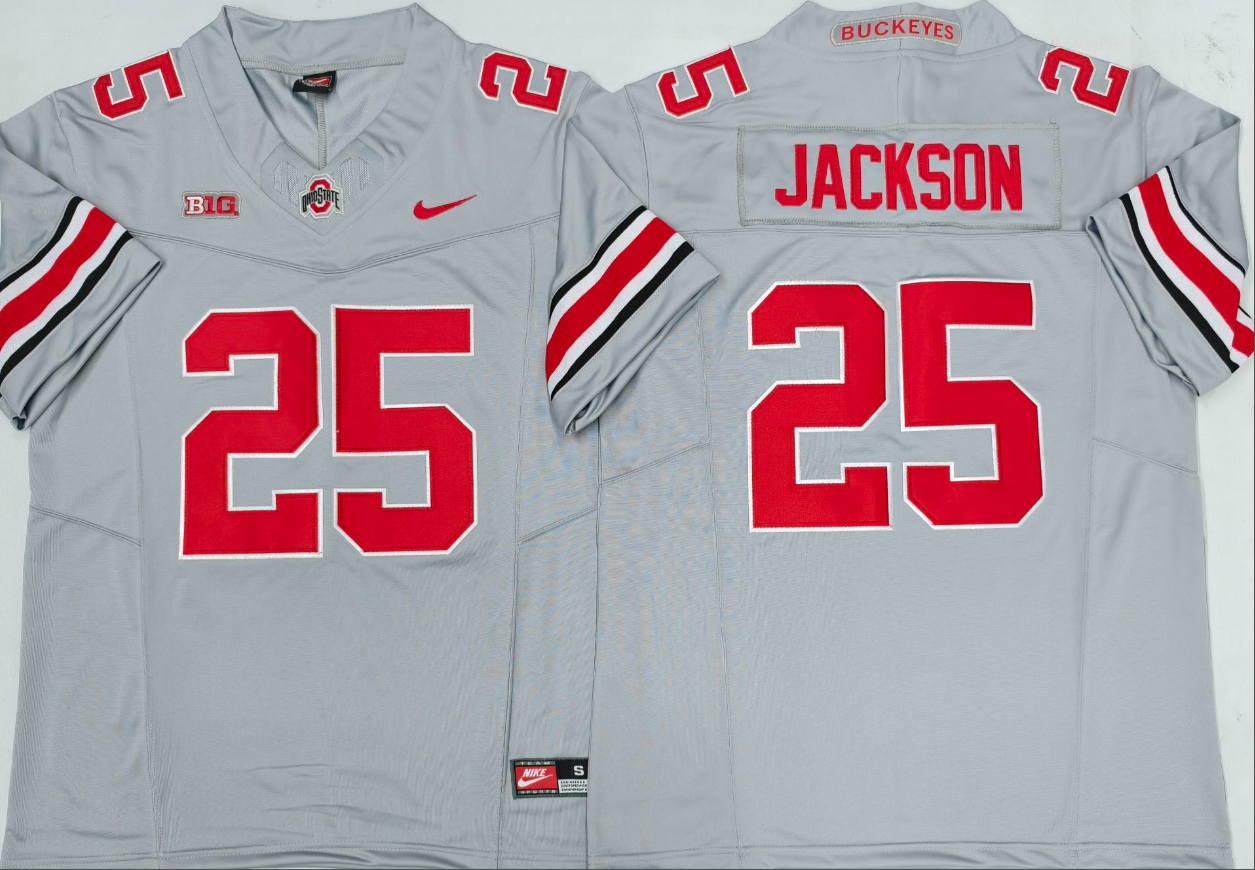 JACKSON NCAA Ohio State Buckeyes Nike Vapor Limited Jersey