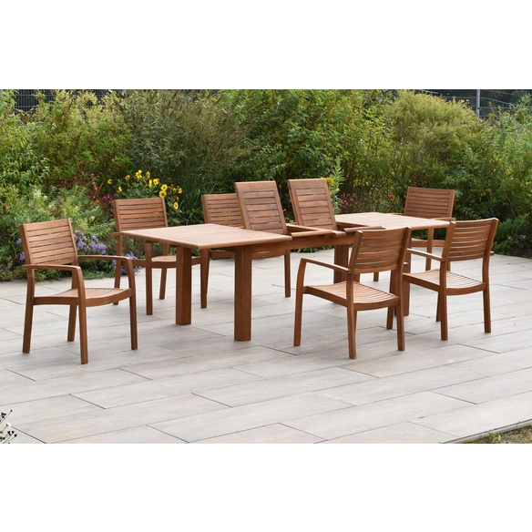 Gartenmöbel-Diningset »Batavia«, 7 tlg., 6 Sitzplätze, Akazie