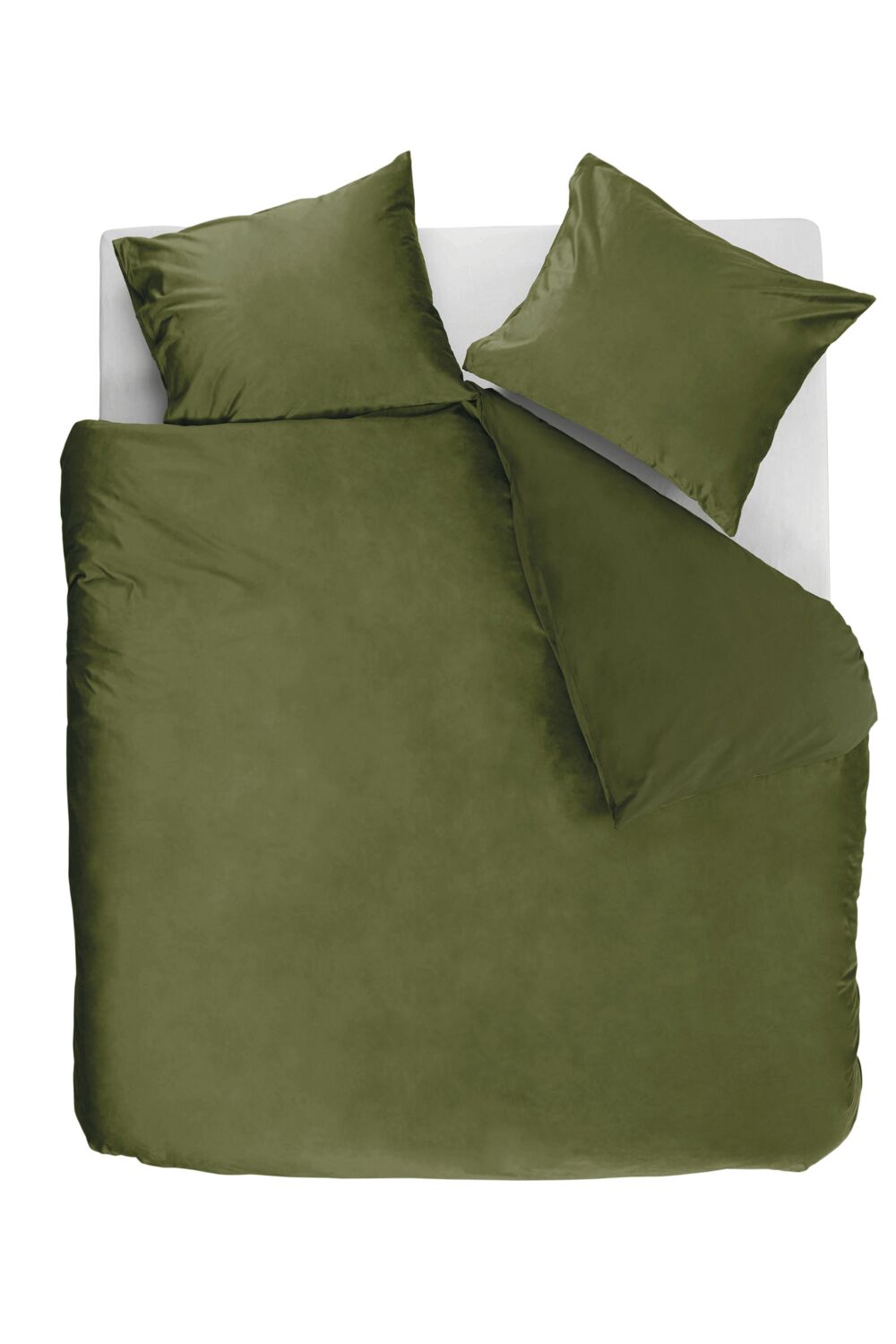 Ambiante Velvety - 200 x 200/220 cm - Groen