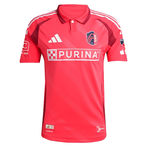 St. Louis City SC adidas 2025 Forever CITY Red Authentic Custom Jersey - Red