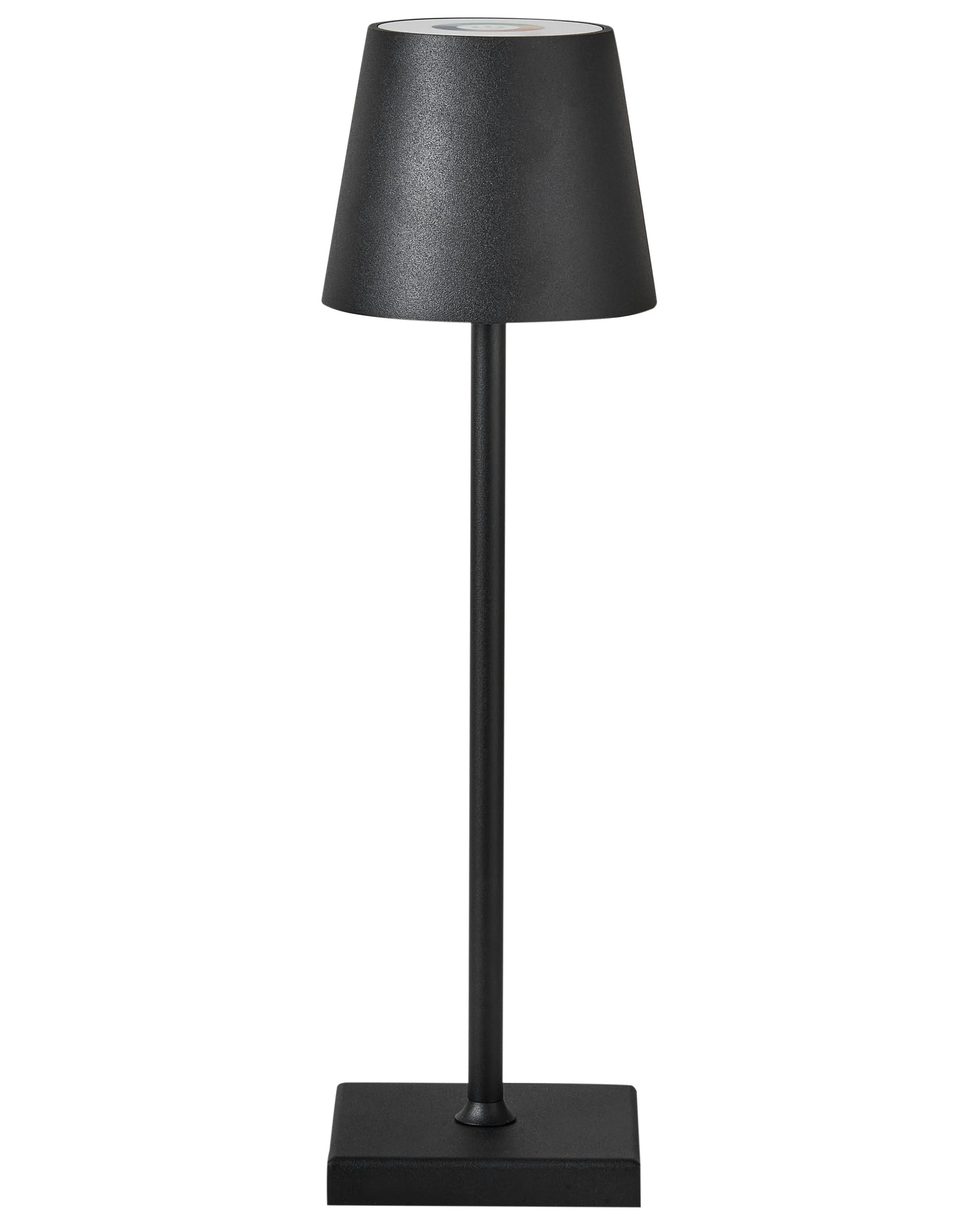 Wireless LED Table Lamp VALIRA with Dimmer Metal Black
