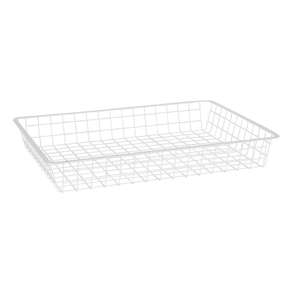 TRÅDKURV ELFA 580X427X85MM HVIT