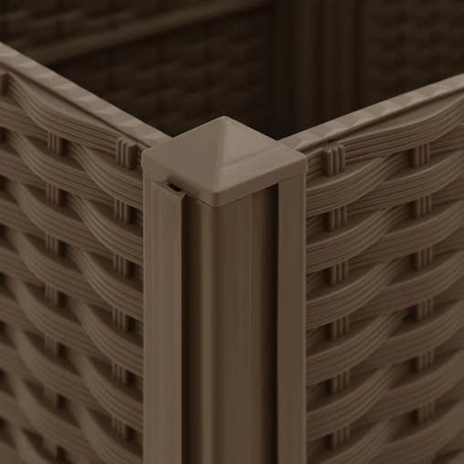 NNEVL Raised Bed 160x40x38 cm Polypropylene