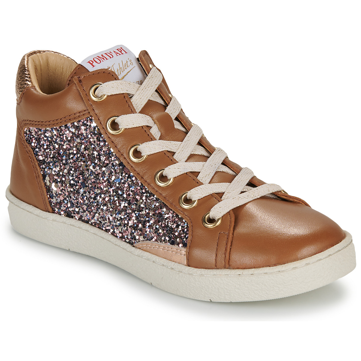 Pom d'Api - TOP TOUCH ZIPPY - Brown / Multi