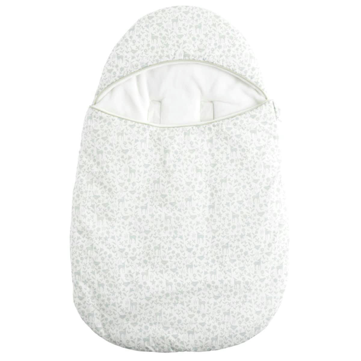 PROMENONS NOUS - Nid d'ange hiver  0-3 mois blanc