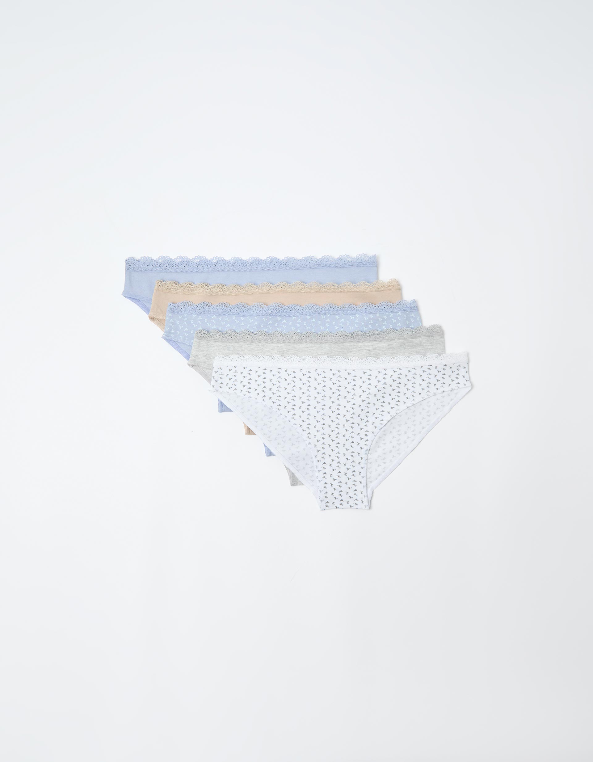 Pack 5 Cuecas, Mulher, Multicor
