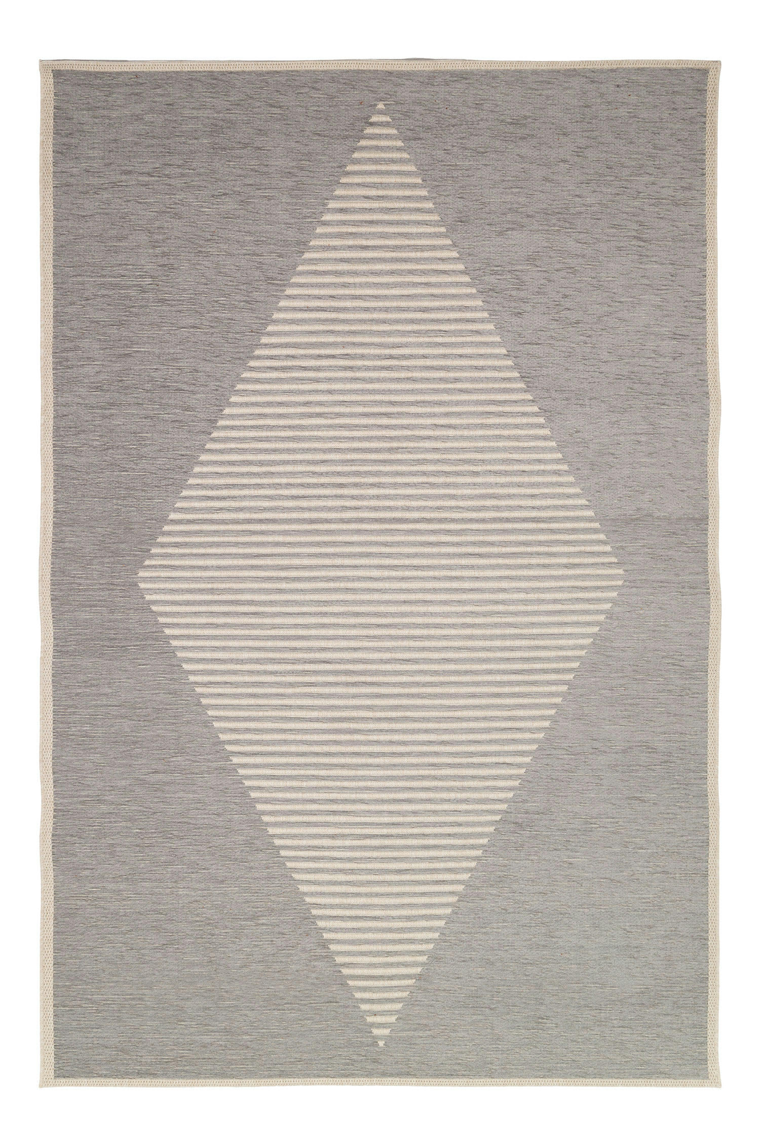 DIATONIQUE - Tapis intérieur et extérieur style scandinave gris 153x230, OEKO-TEX®