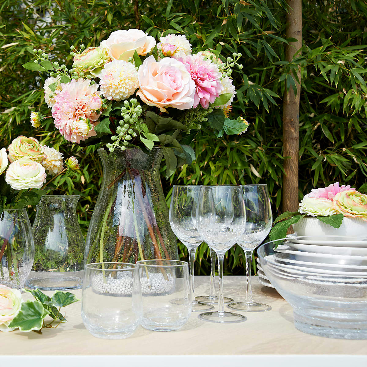 BONNIE - Dahlia artificiel Bonnie H50cm