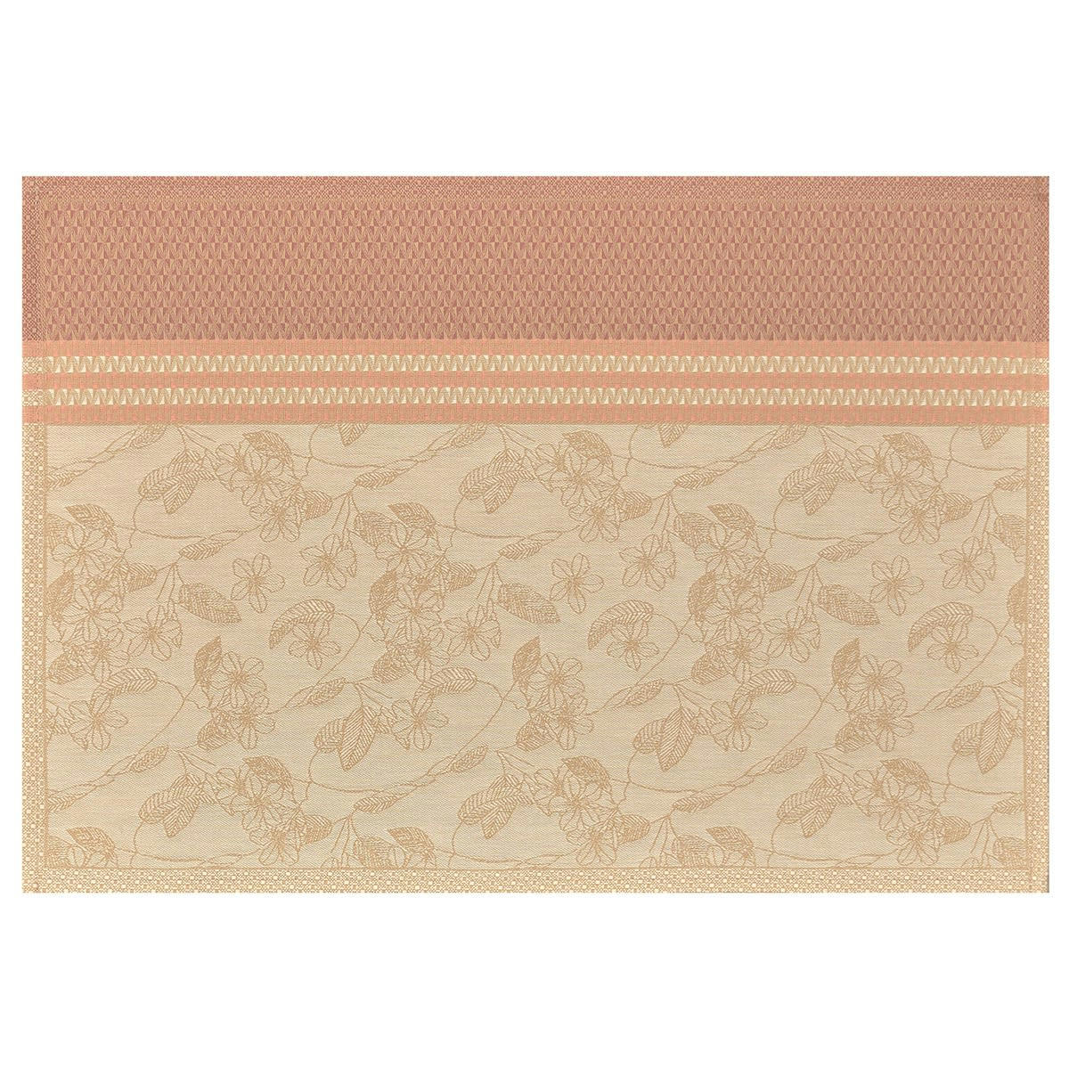 ESSENTIEL GRAVURE - Set de table en coton terre 50 x 36