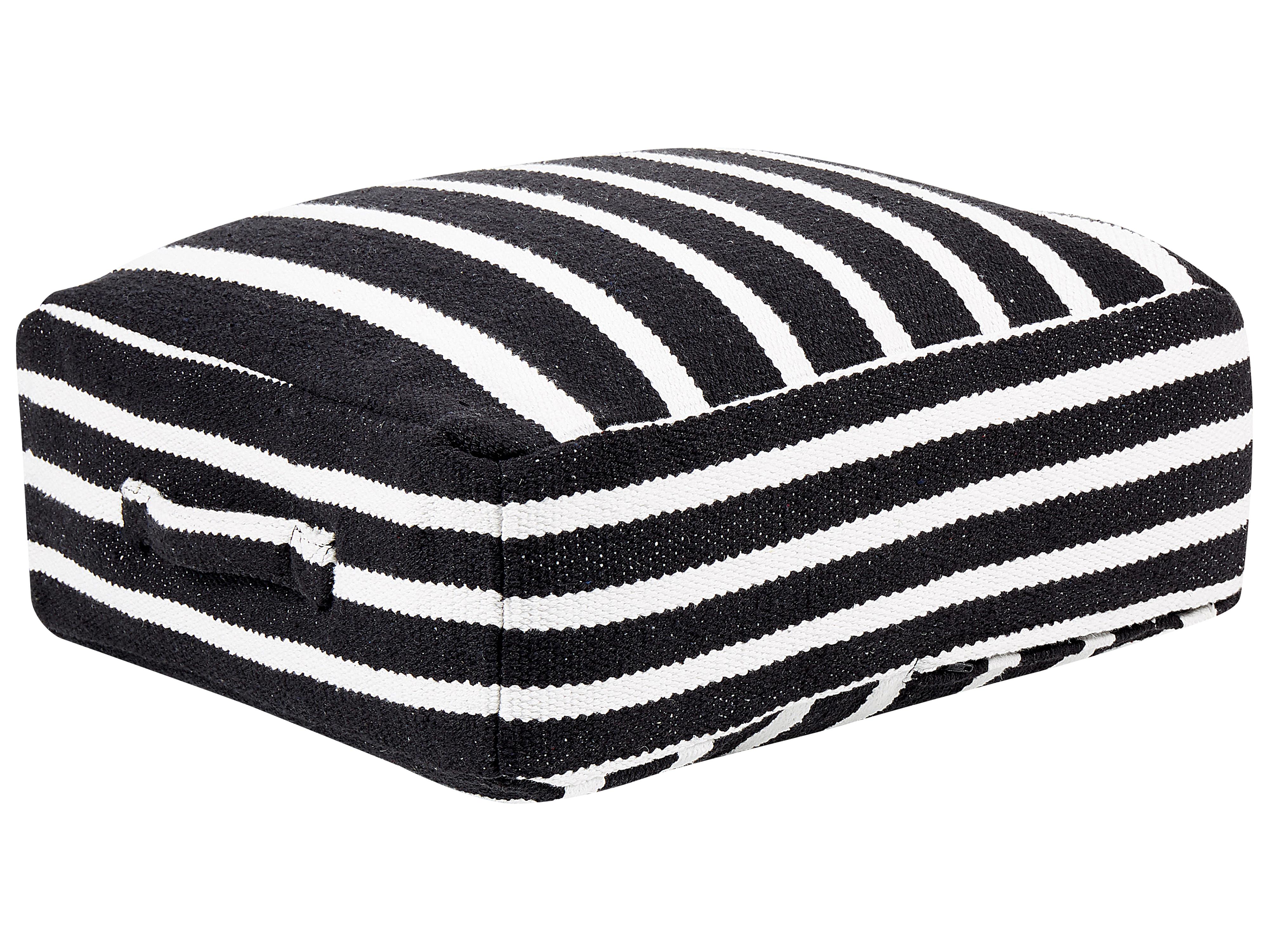 Pouffe SETTAT Cotton Black