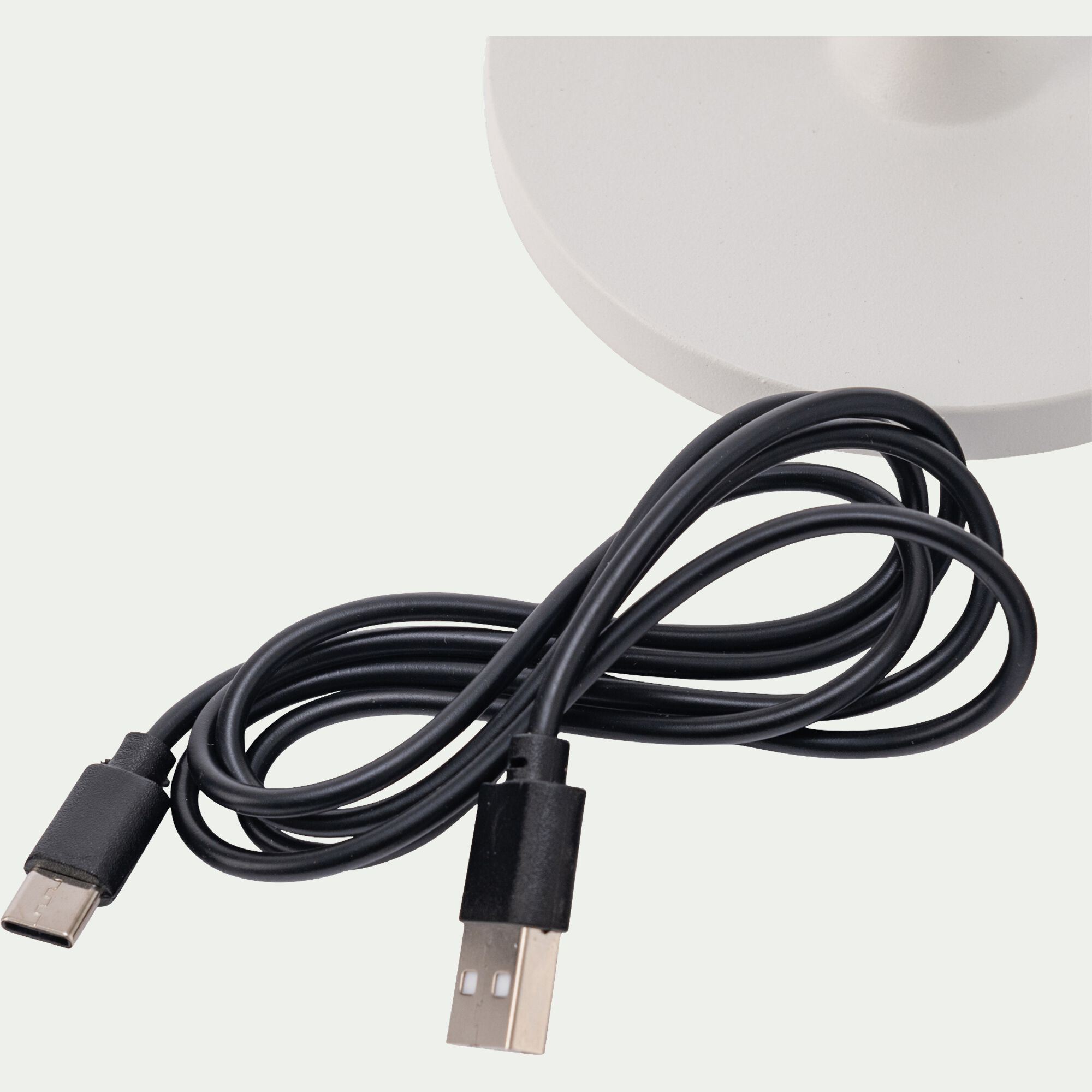 KAAMI - Lampe de table à poser nomade H37cm - blanc