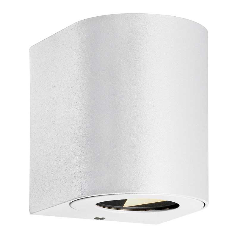 Nordlux Canto Wandlamp Buiten - 2-lichts LED - 2700K - IP44 - Wit - Rond