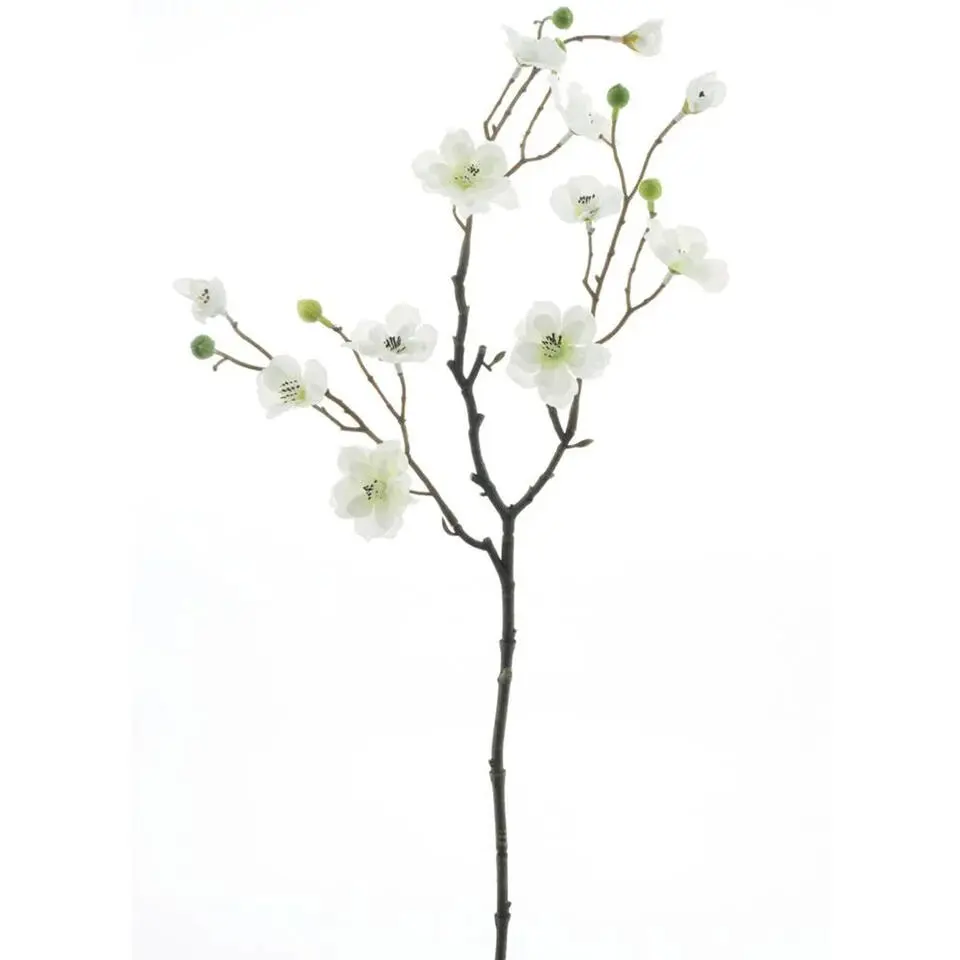 Bellatio Design Kunstbloem appelbloesem Kyoto - 56 cm - wit