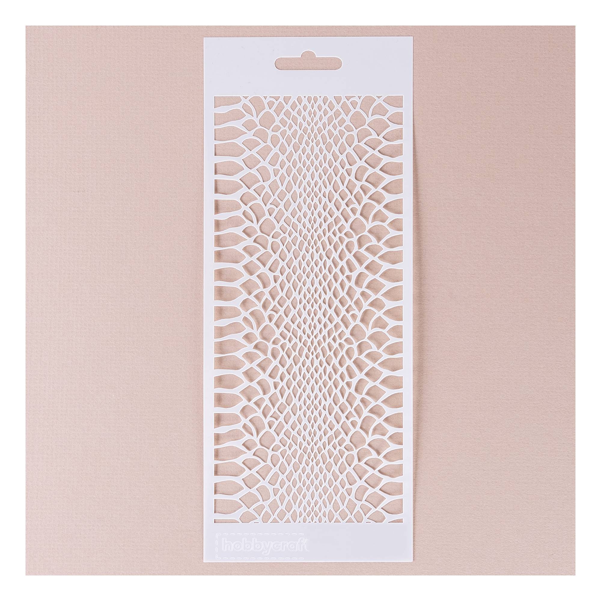 Snake Print Stencil 10cm x 25cm