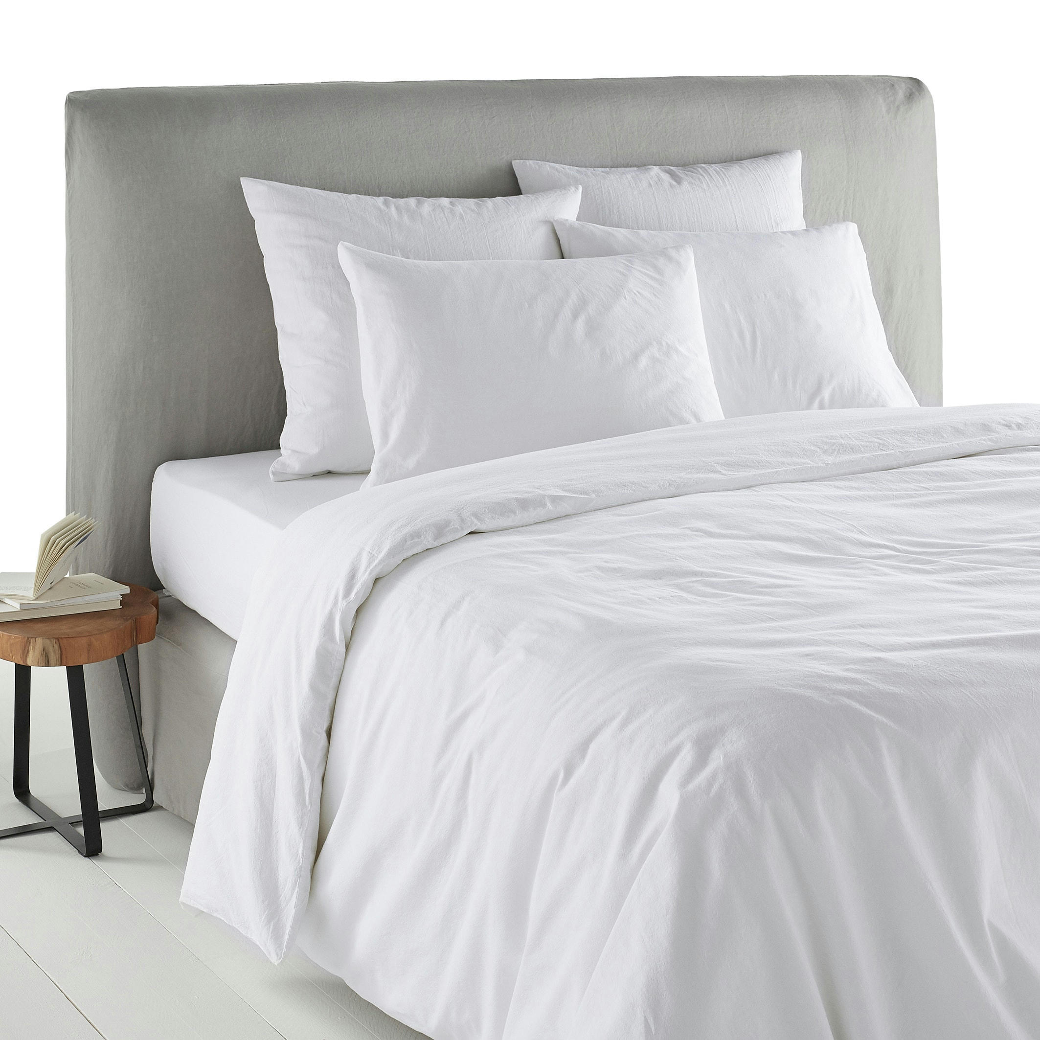 Housse de couette en coton lavé bio, Piki