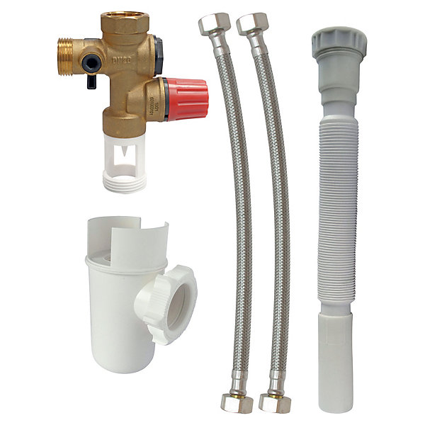 Kit complet groupe de sécurité inox pour eau agressive