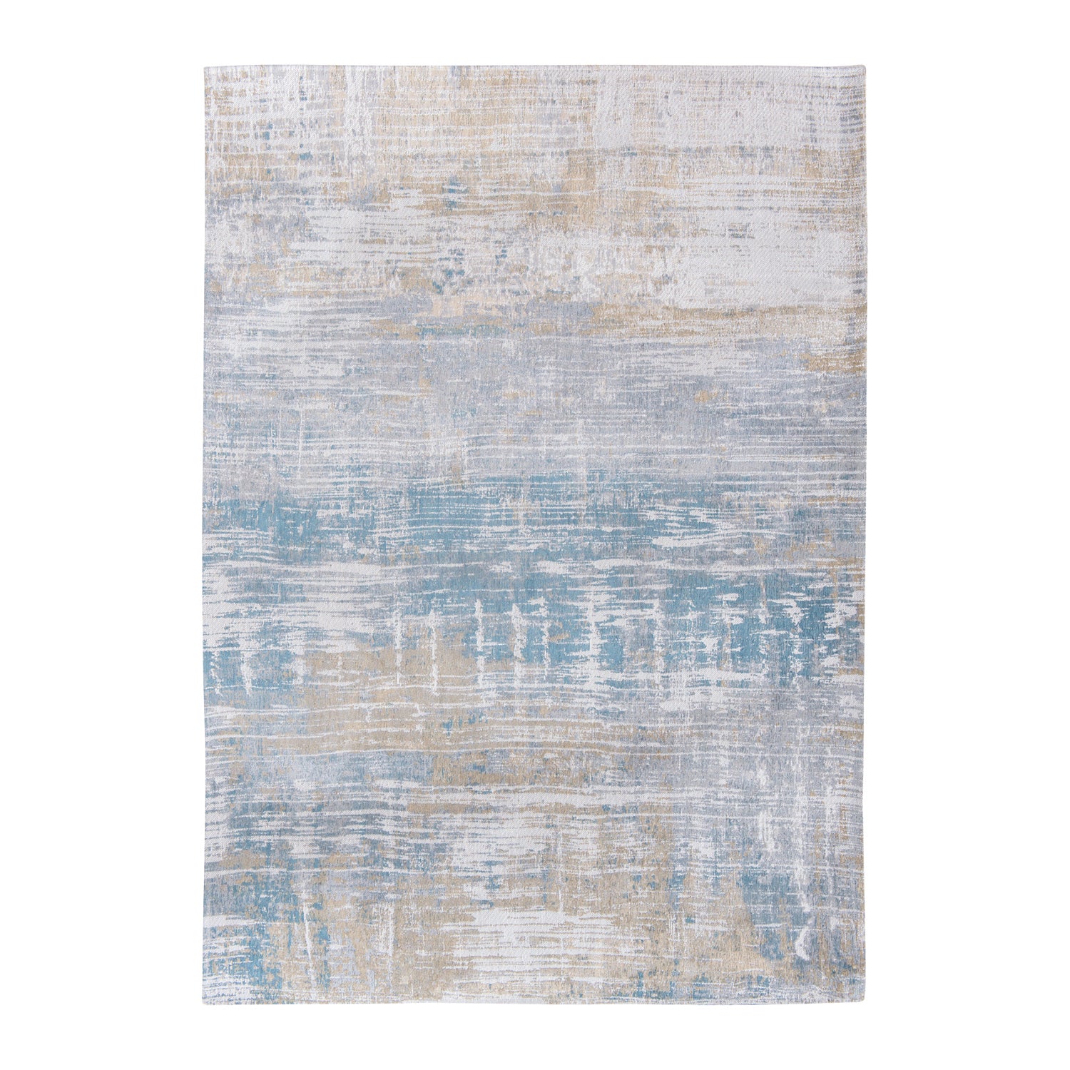 Louis de Poortere Streaks Vloerkleed 140 x 200 cm - Long Island Blue