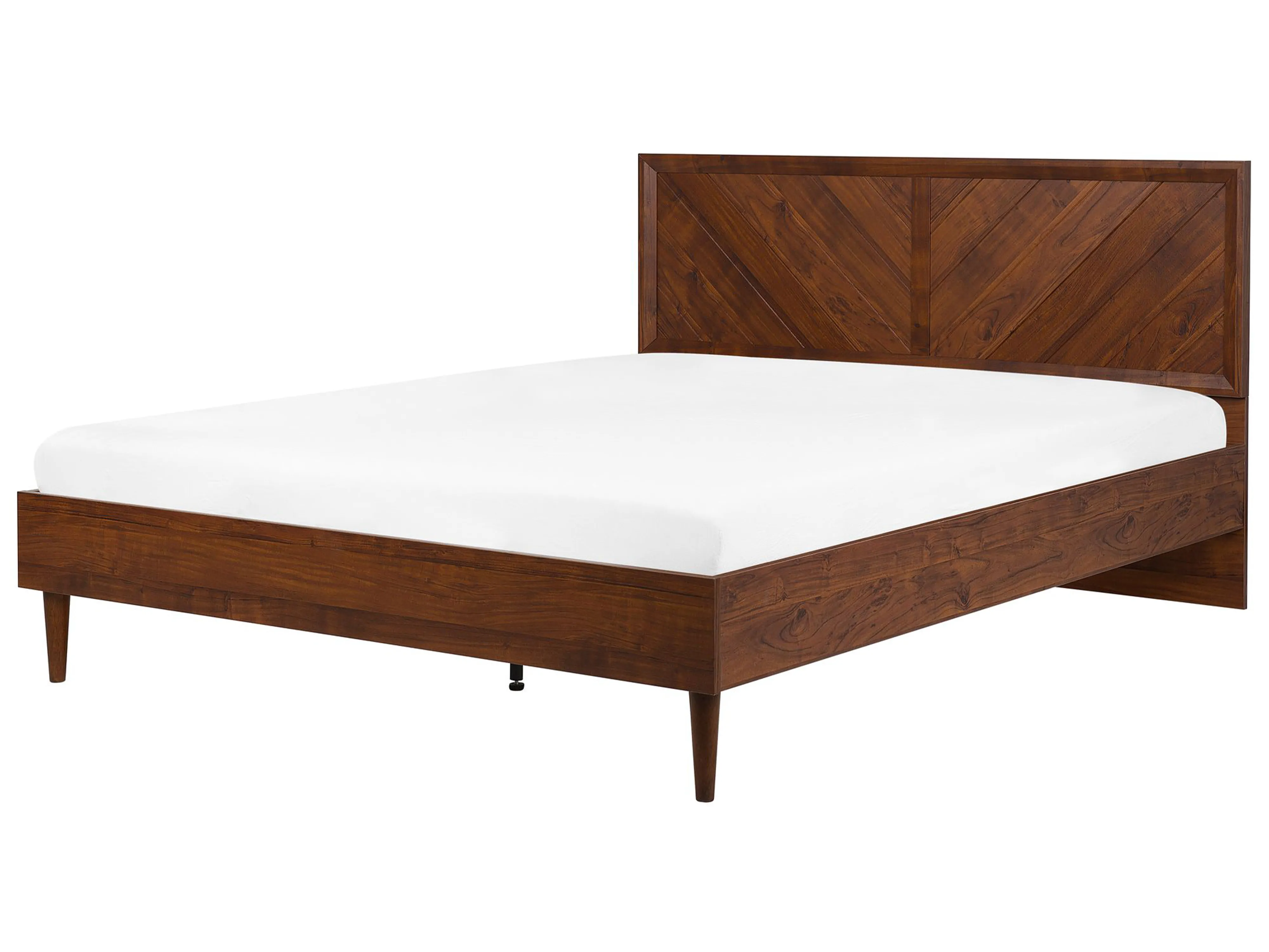Bed MIALET 180 x 200 cm (EU Super King) Dark Brown