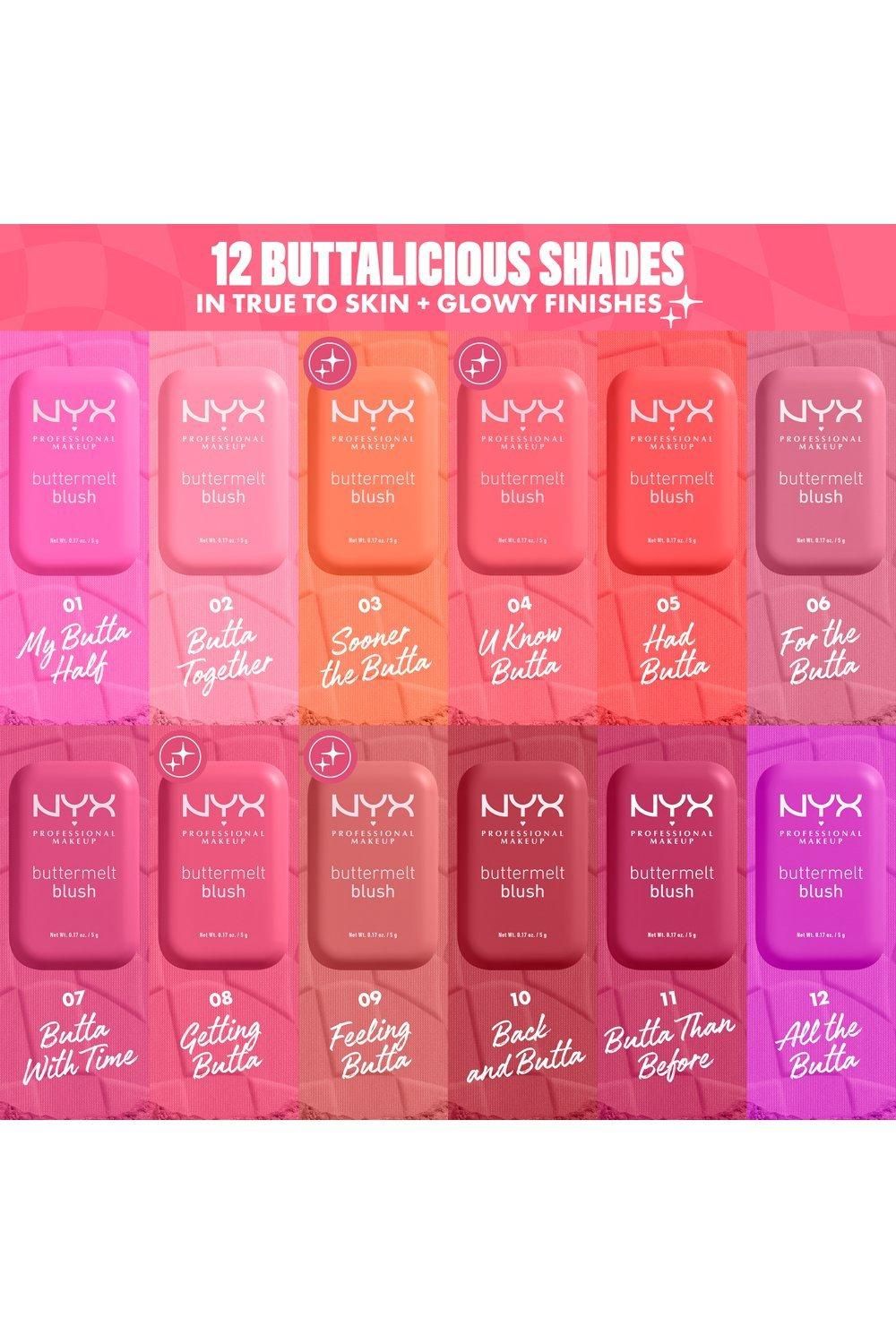 NYX Professional Makeup Buttermelt Blush Powder Blush